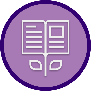 page with leaf icon